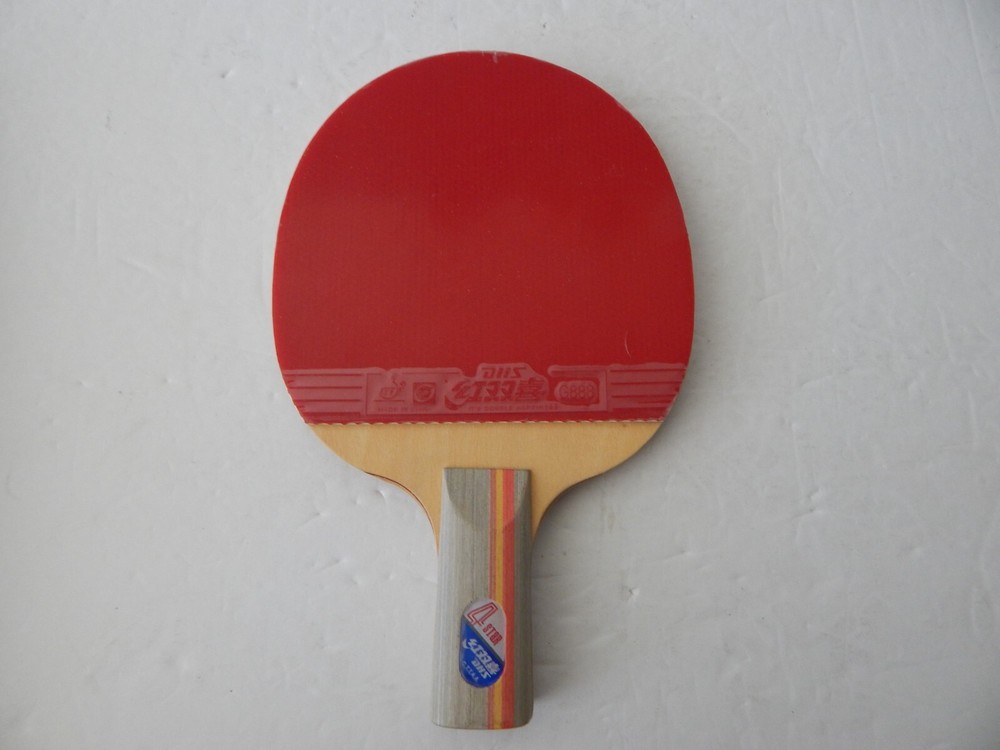 DHS 4 Star 4007 Table Tennis Paddle Racket With 2 Balls