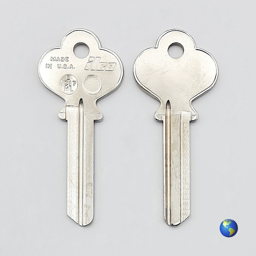 O1017ML Key Blanks for Various Norwalk Locking Mechanisms (2 Keys)