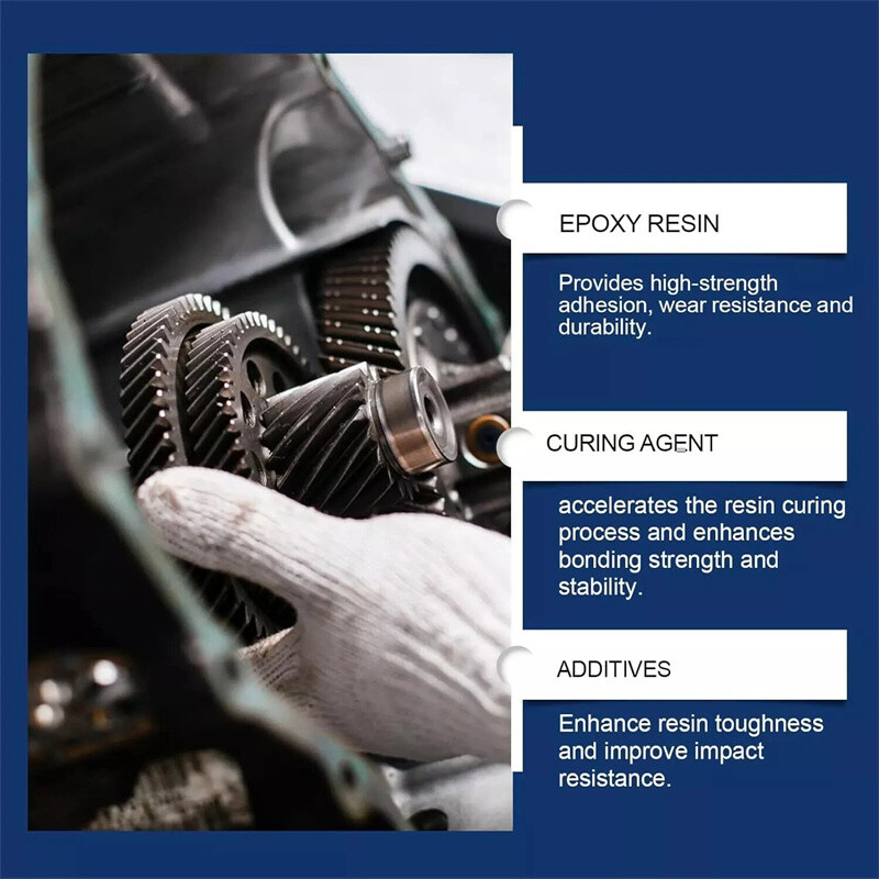 Strong Foundry Glue, High Temperature Resistant Casting Repair,Metal Repair Glue