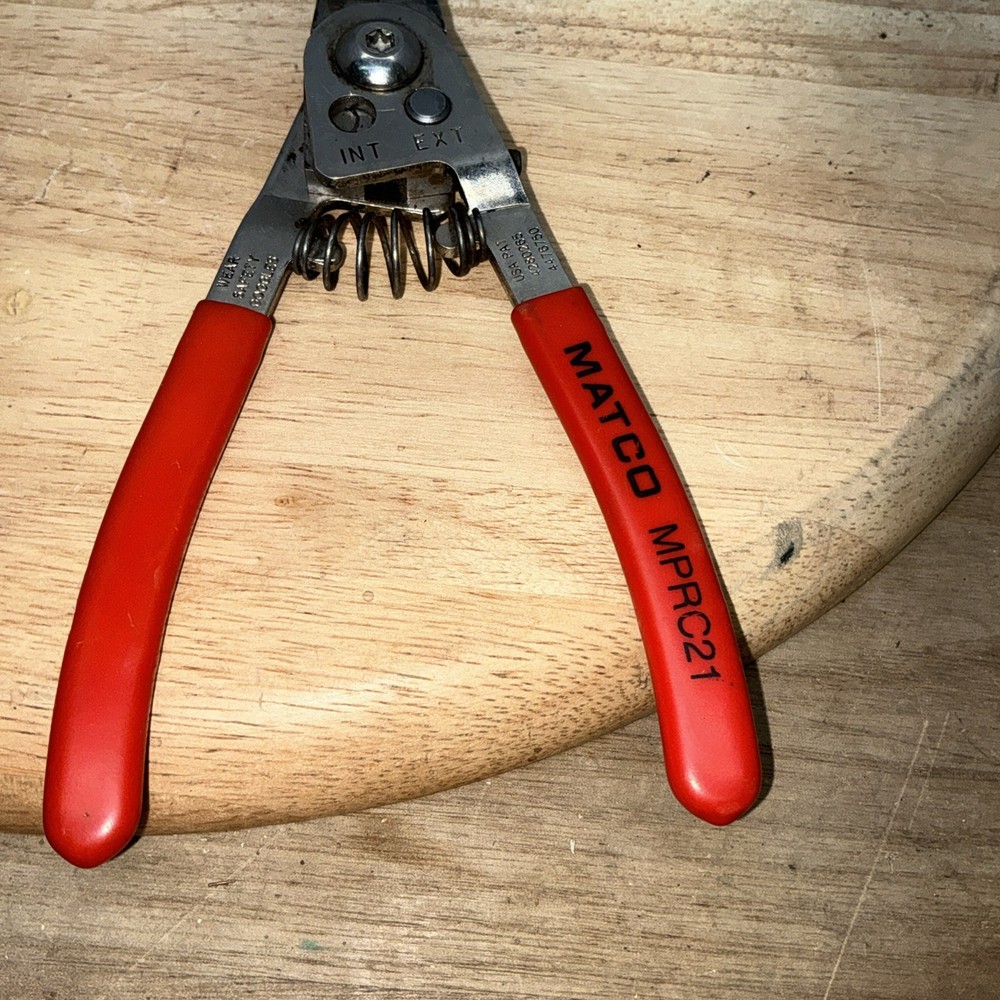 Matco Tools Tip Retaining Ring Pliers MPRC21 (E)