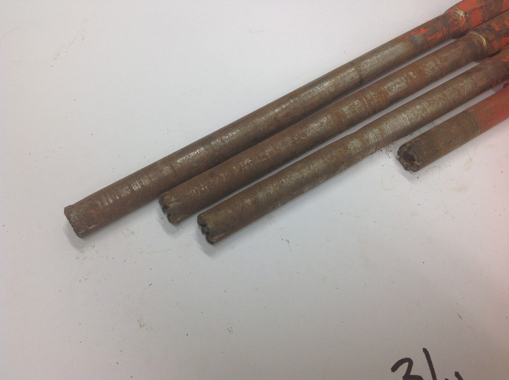 (4) 3/4" x 11 Thread Concrete Masonry CARBIDE Core Drill Bit USED