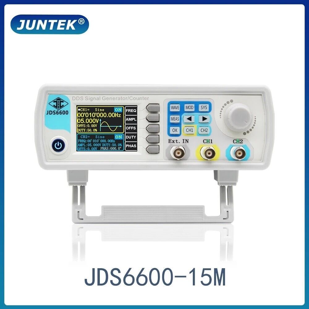 JDS6600 15-60MHz DDS Function Signal Generator CNC Arbitrary Waveform Pulse Wave