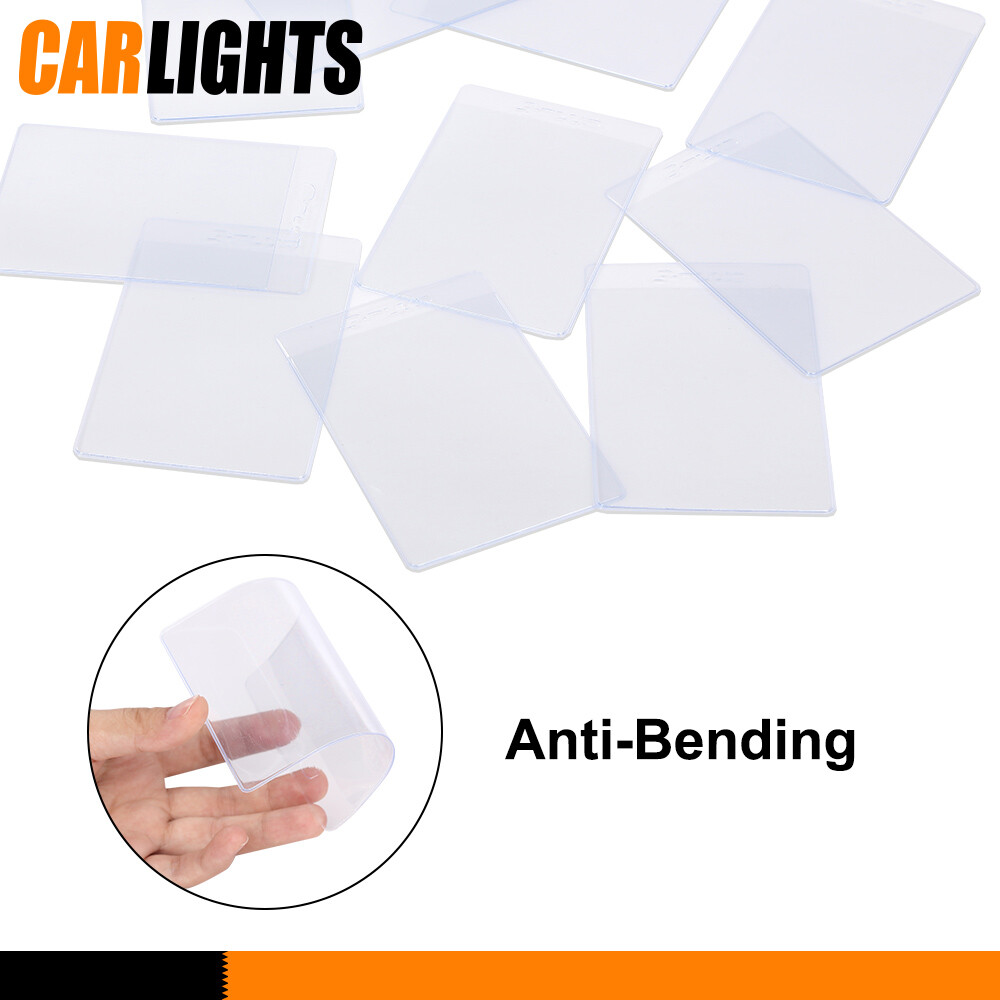 200PCS Waterproof Card Holders I Large Semi Rigid PSA Grading Submission