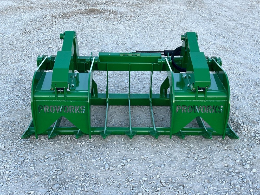 72" Extreme Duty Root Grapple Attachment Fits John Deere Tractor Global Loader