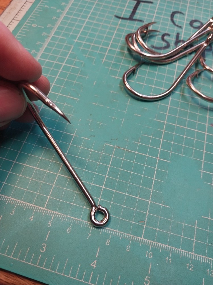 Eagle Claw Nickel 10/0 Tuff Hooks New