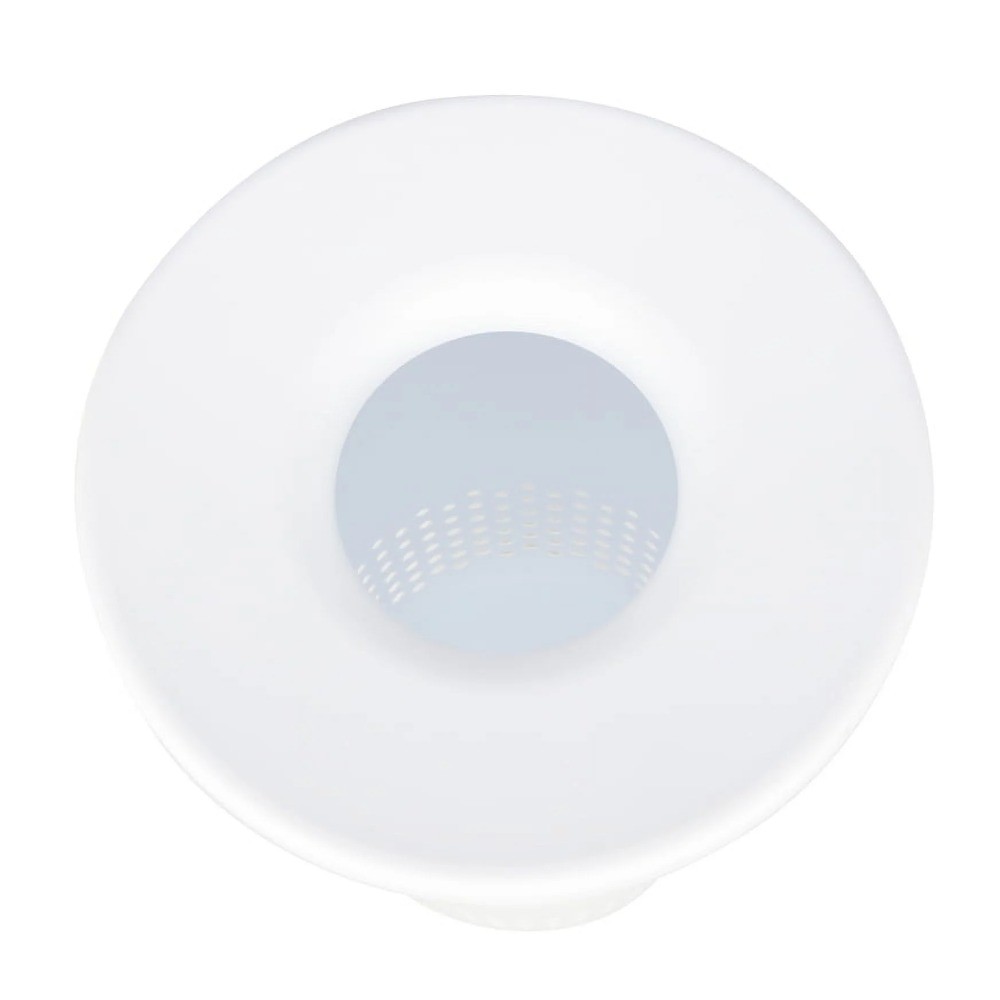 White Round Lidded Hamper, All Ages