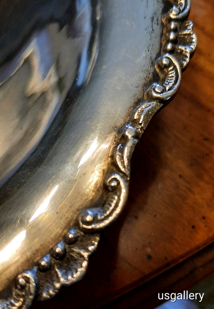 Vintage 161 g Solid .800 Silver Three Footed Serving Bowl / Dish