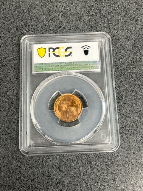 1955 - S United States Lincoln Small Cent - PCGS - MS66 - Red