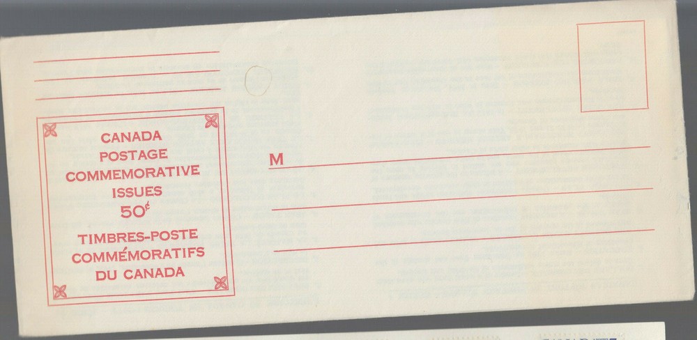 CANADA A/C #3 on card with envelope circa 1959-60