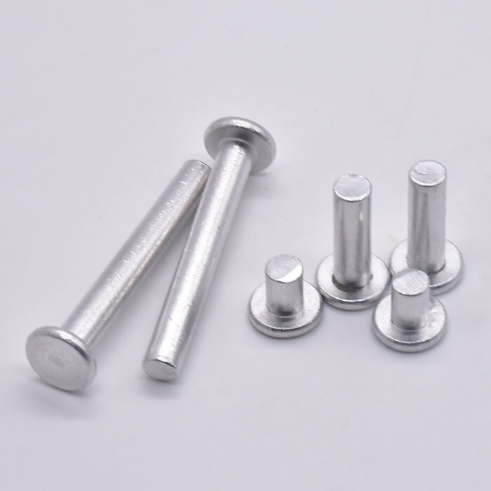 55pcs M3 flat head aluminum rivet solid hand percussion rivet nail Al riveting