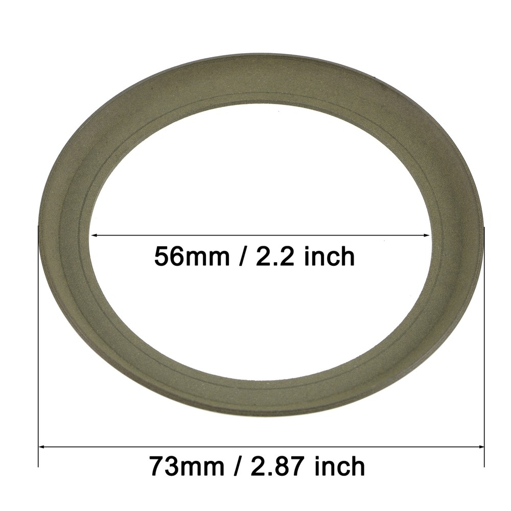 Air Compressor Compression Piston Ring 73mm OD 56mm ID 1mm Thickness Dark Green