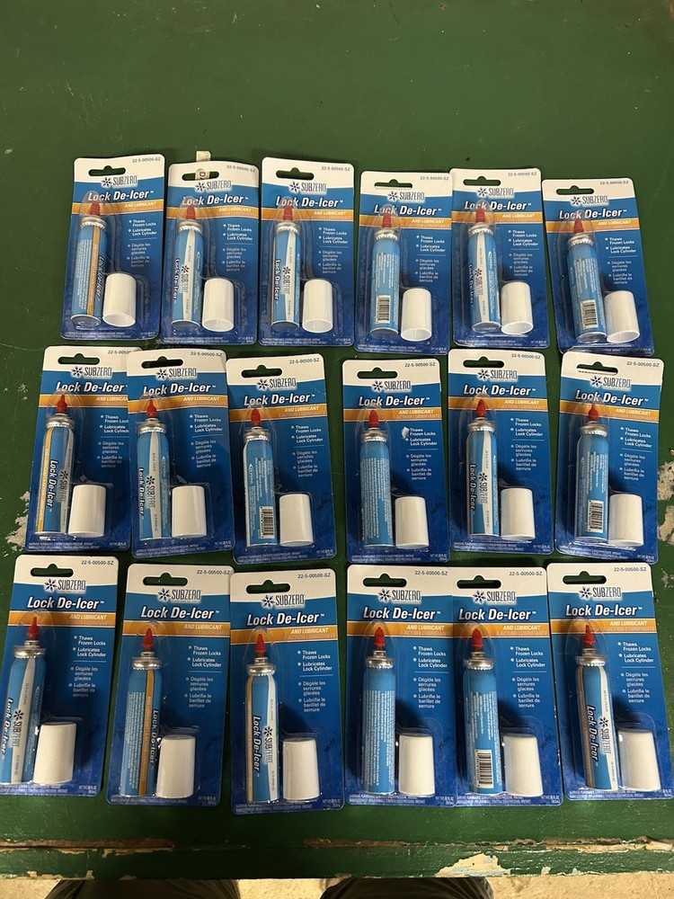 18 Subzero Lock De-icers