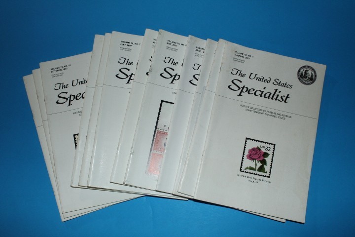 The United States Specialist Journal 2007 Full year BlueLakeStamps Timeless info