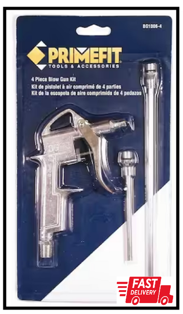 Air Duster Blow Gun Kit | 4-Piece