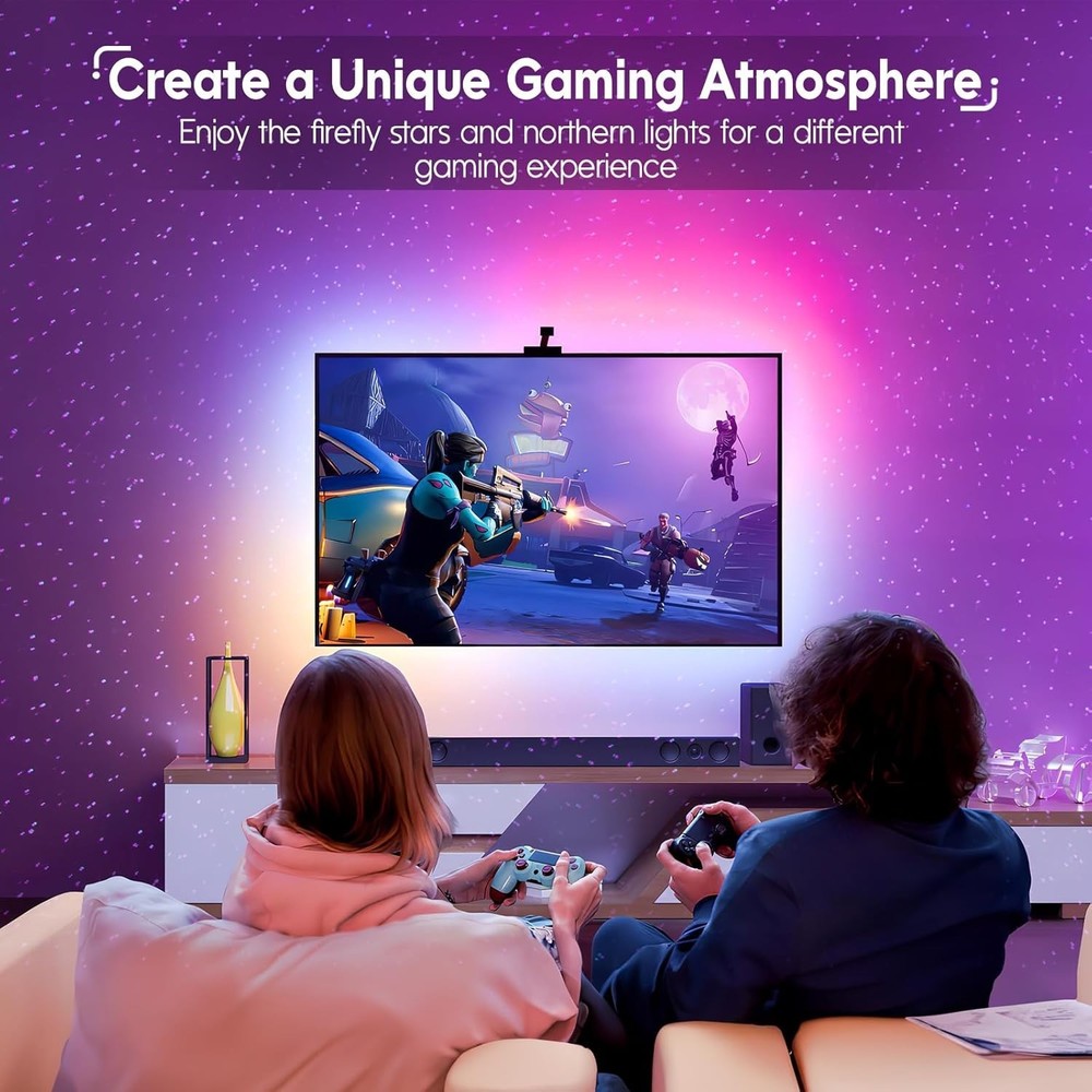 Captivating Starry Night Lights Projector with Adjustable Settings & White Noise