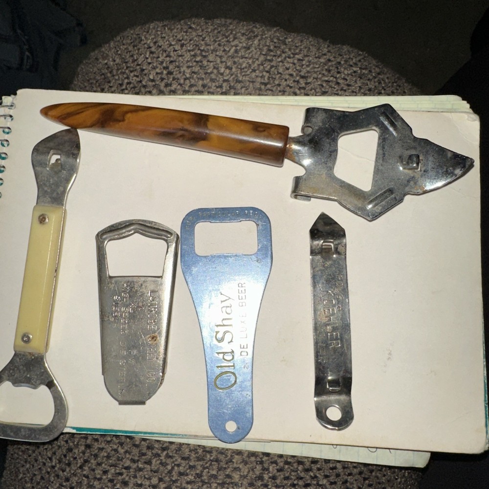 Vintage Lot of 5 Oddball Bottle Openers