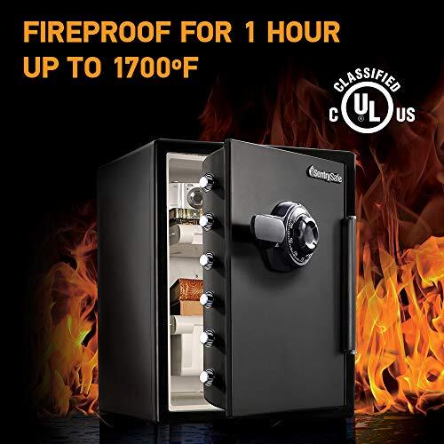 SentrySafe Black Fireproof Waterproof Assorted Sizes , Styles , Pattern Names