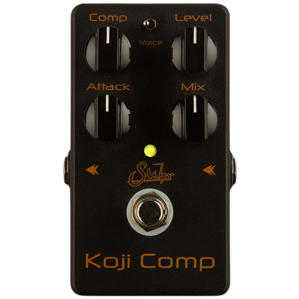 Suhr Koji Compressor Effects Pedal, Black Edition