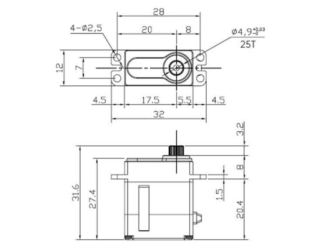 Reefs RC 179 Smart Micro Servo/Winch [SEHREEFS129]