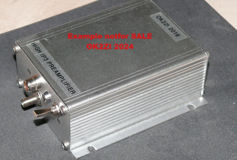 Push-pull HF preamplifier high IP3 bare PCB