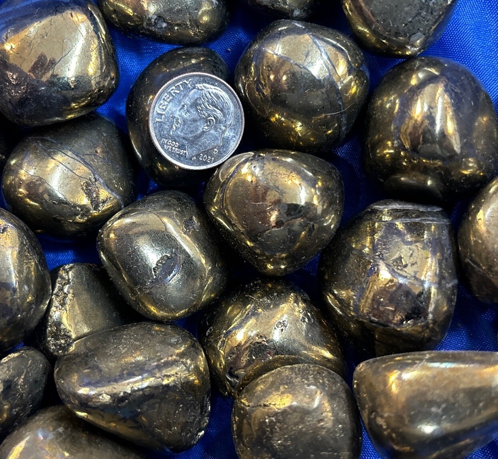 1 Piece Tumbled Chalcopyrite Average Size 30 Grams
