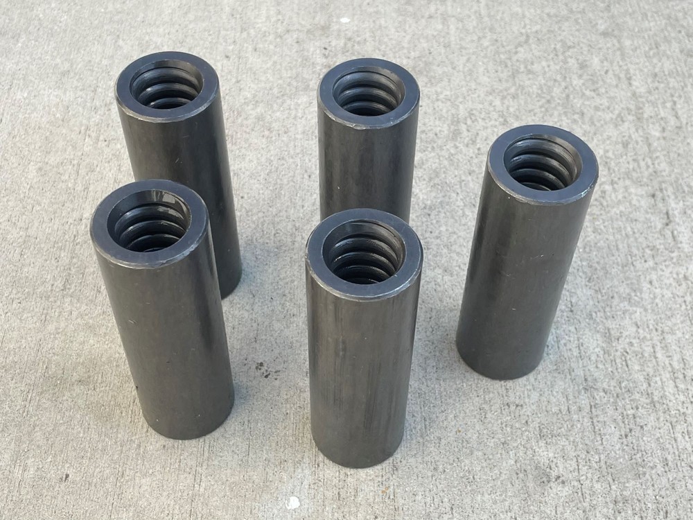 Sandbaggy 1" Coil Rod Coupler - Round Threaded Coupling Nuts