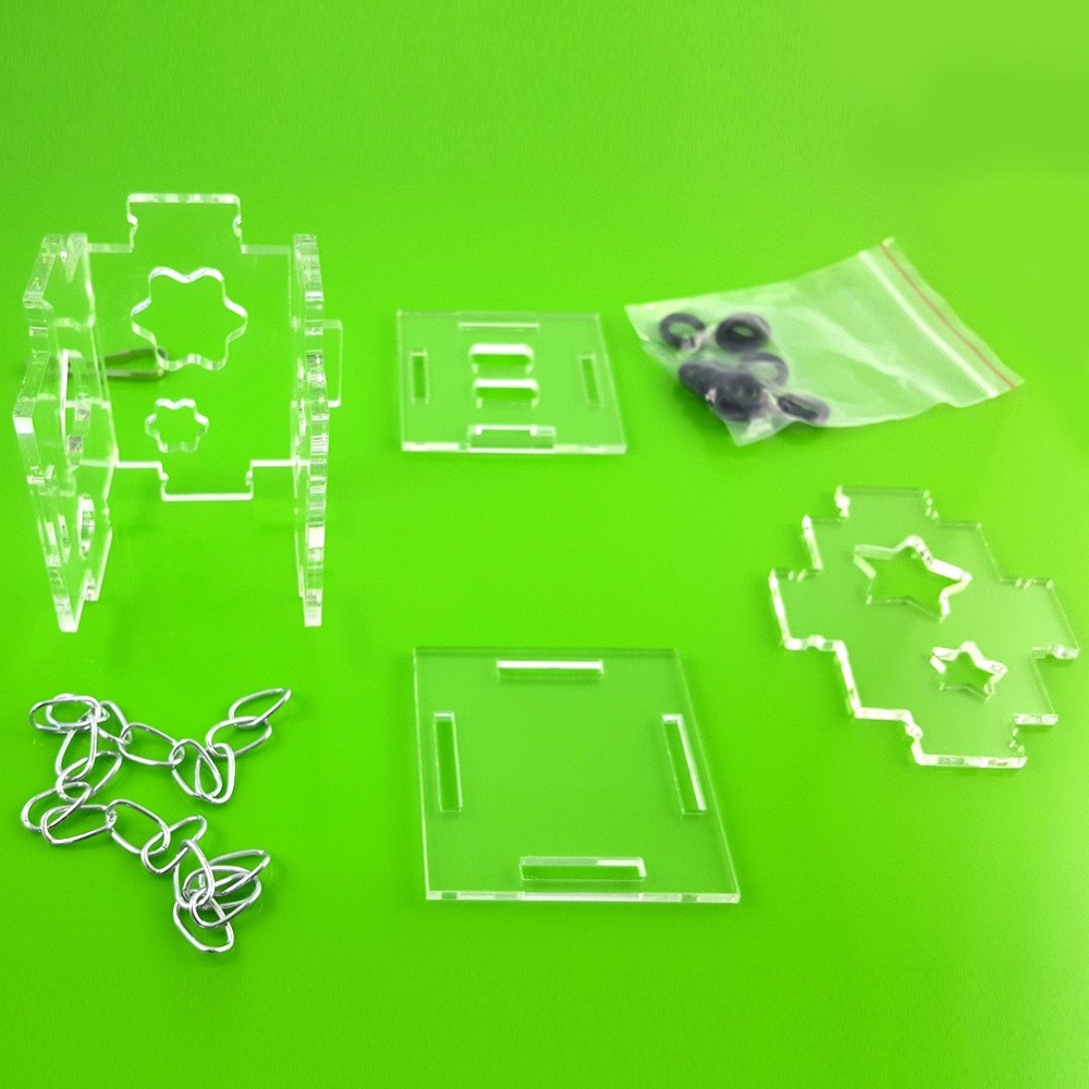 Parrot Foraging Toy, Cage Fun Toy, Parrot Interactive Training Acrylic Patchwork