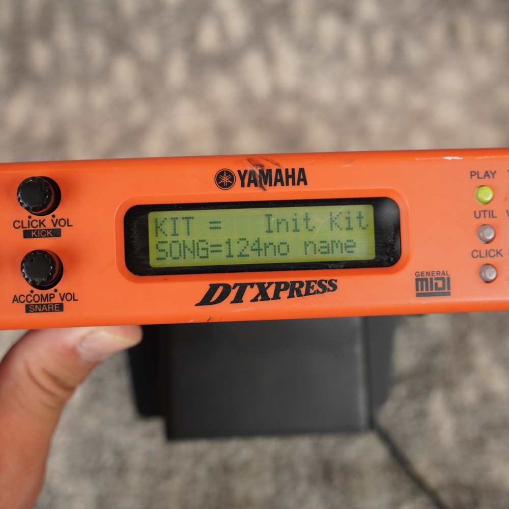 YAMAHA DTXPRESS Drum Trigger Module Electronic Drums w/ Mount & Power Supply