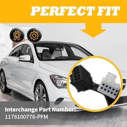 Driver Side Mirror Assembly Compatible with CLA250 CLA45 AMG 2014 Left White