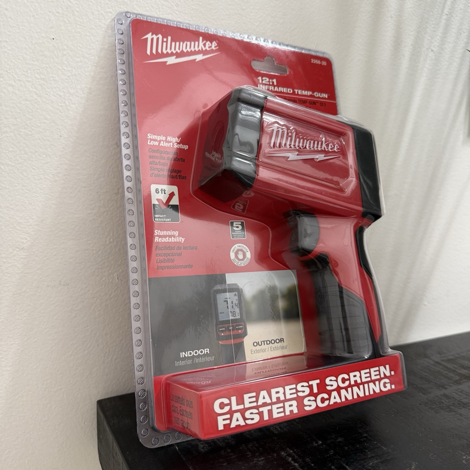 Milwaukee 2268-20 12:1 INFRARED TEMP GUN With 9V Battery New With Tags NWT