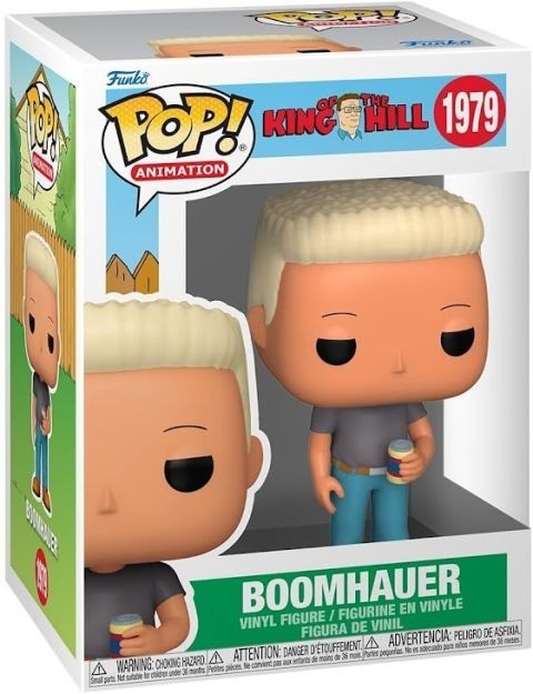 Funko Pop King of the Hill: Boomhauer Figure w/ Protector