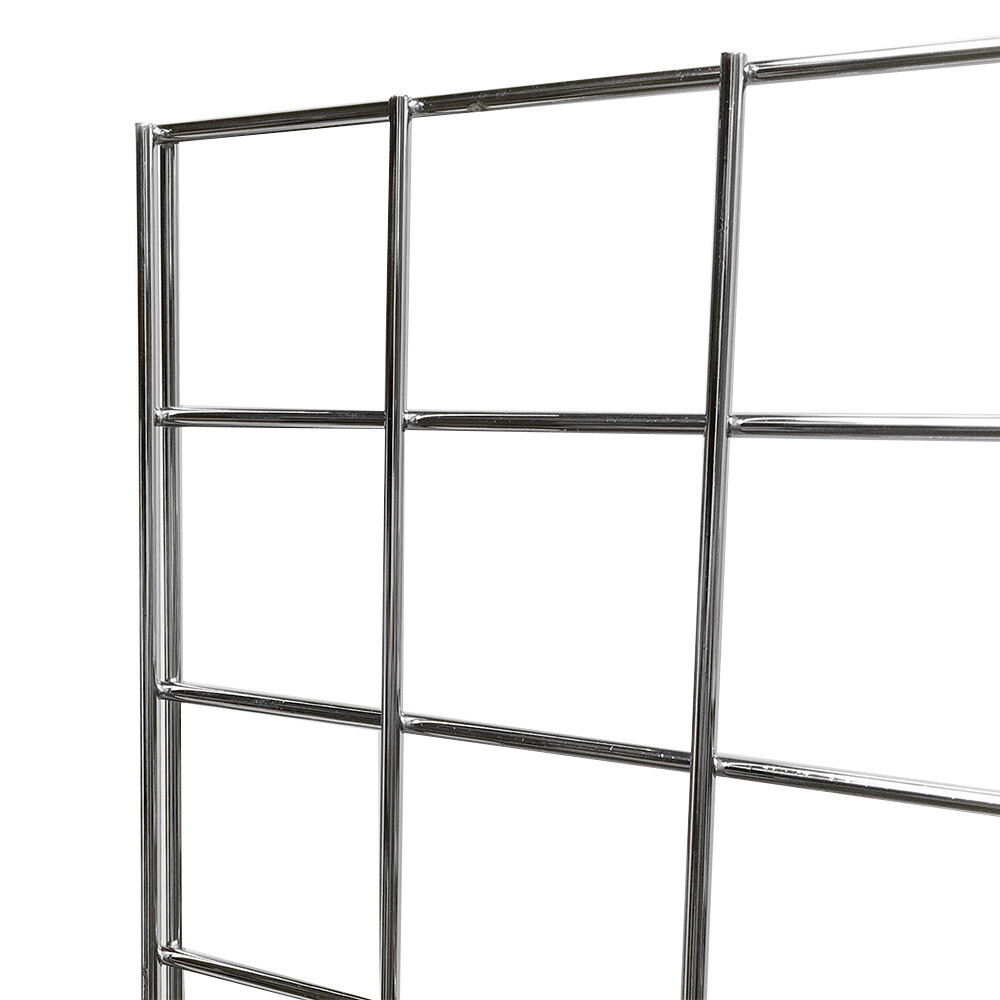 3 Set Square Gridwall 2' x 4' Grid Panel Floorstanding Wire Board Shelving Stand
