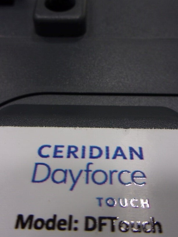 Ceridian A8A0108-10I02000 A8A0108 Dayforce Touch Time Clock Display SEE NOTES
