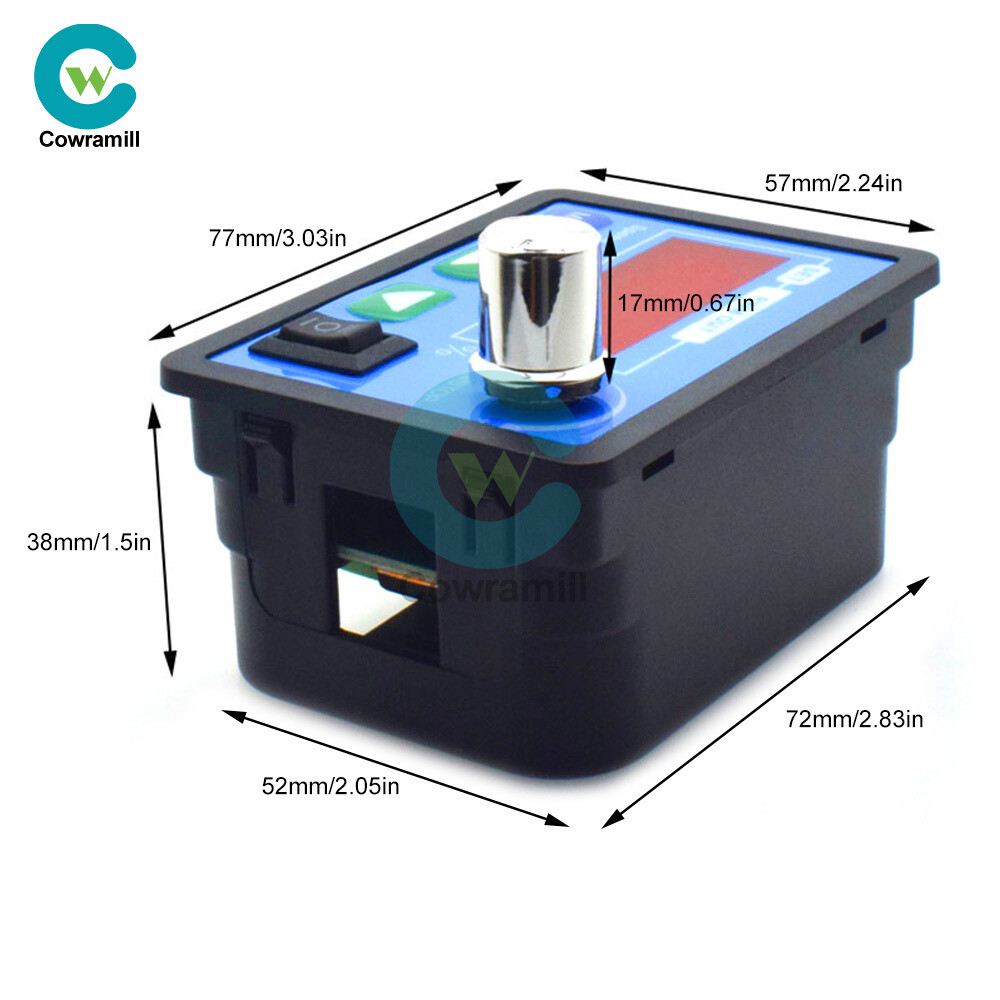 DC6-55V 20A DC Motor Speed Controller with Forward & Reverse Soft Start & Stop