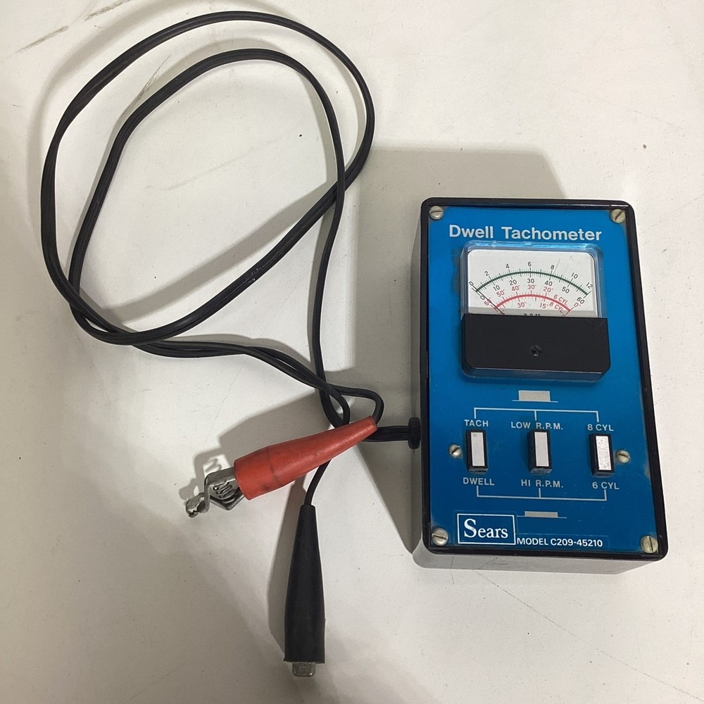 Sears Dwell Tachometer Model C209-45210- Untested