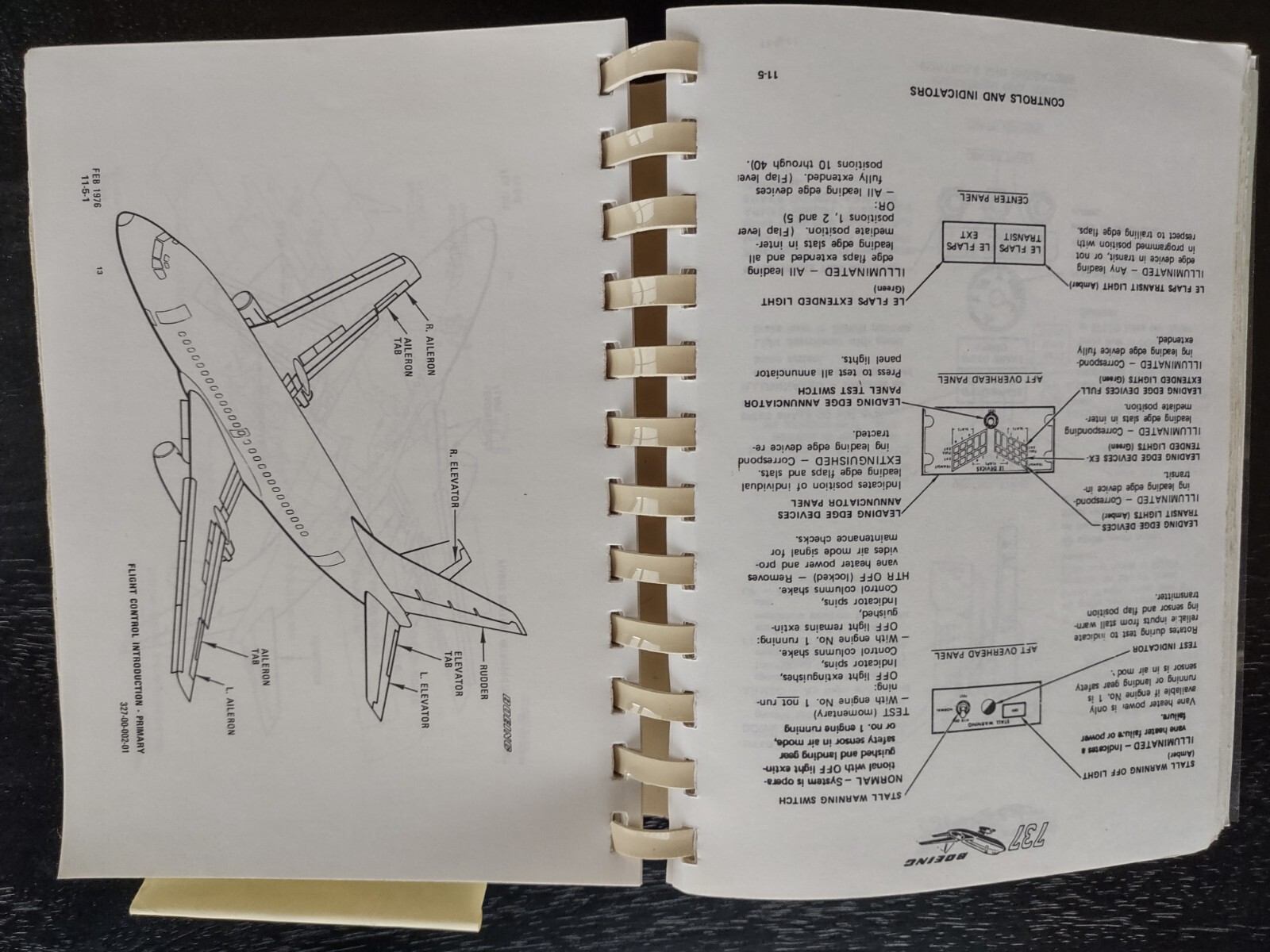 Aloha Airlines Boeing B-737 Mechanics Handbook Maintenance Training Manual 737