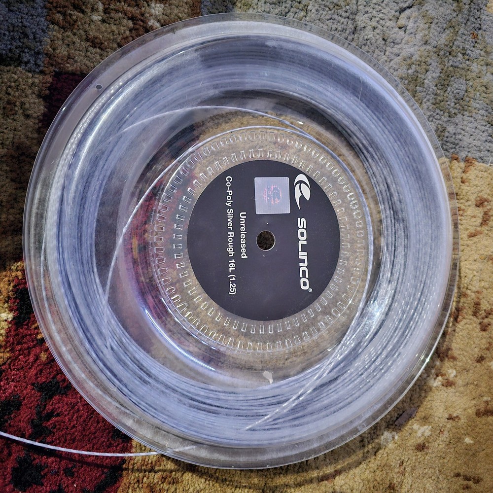 Solinco Unreleased Co-Poly Silver Rough 16g