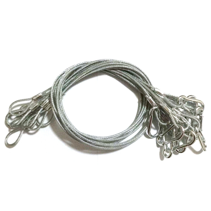1 PC Stage Light Safety Cable Durable Stainless Steel Wire For Moving Head Light