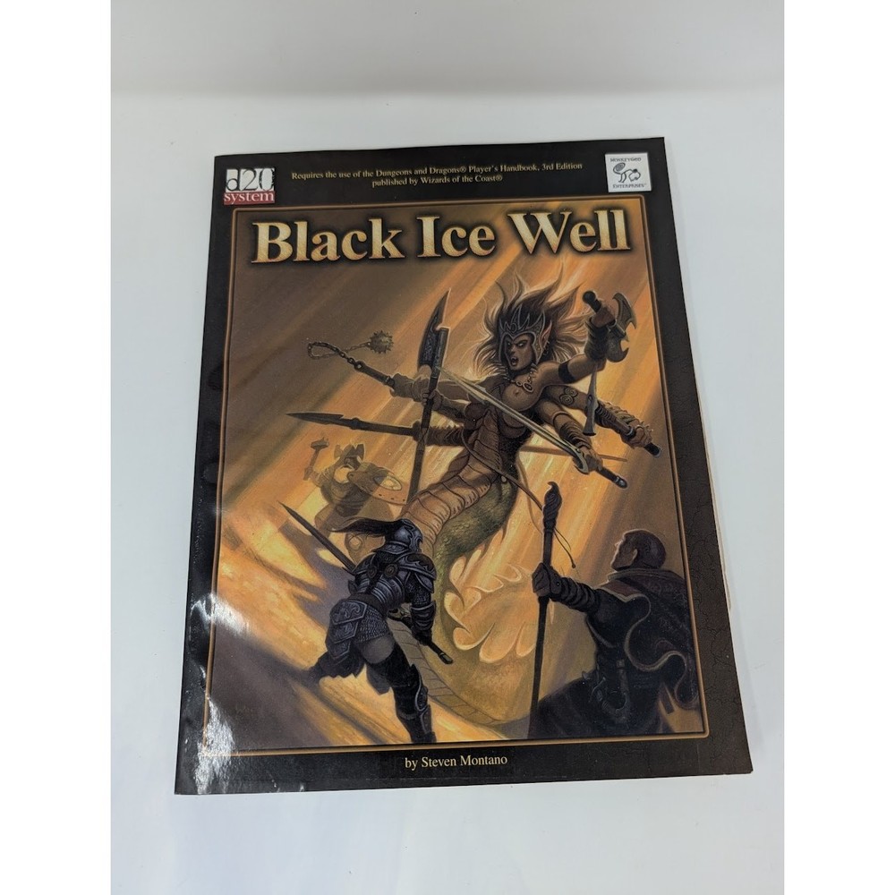 2002 Black Well Ice - D20 System D&D Dungeons and Dragons w/ Printed Addendum