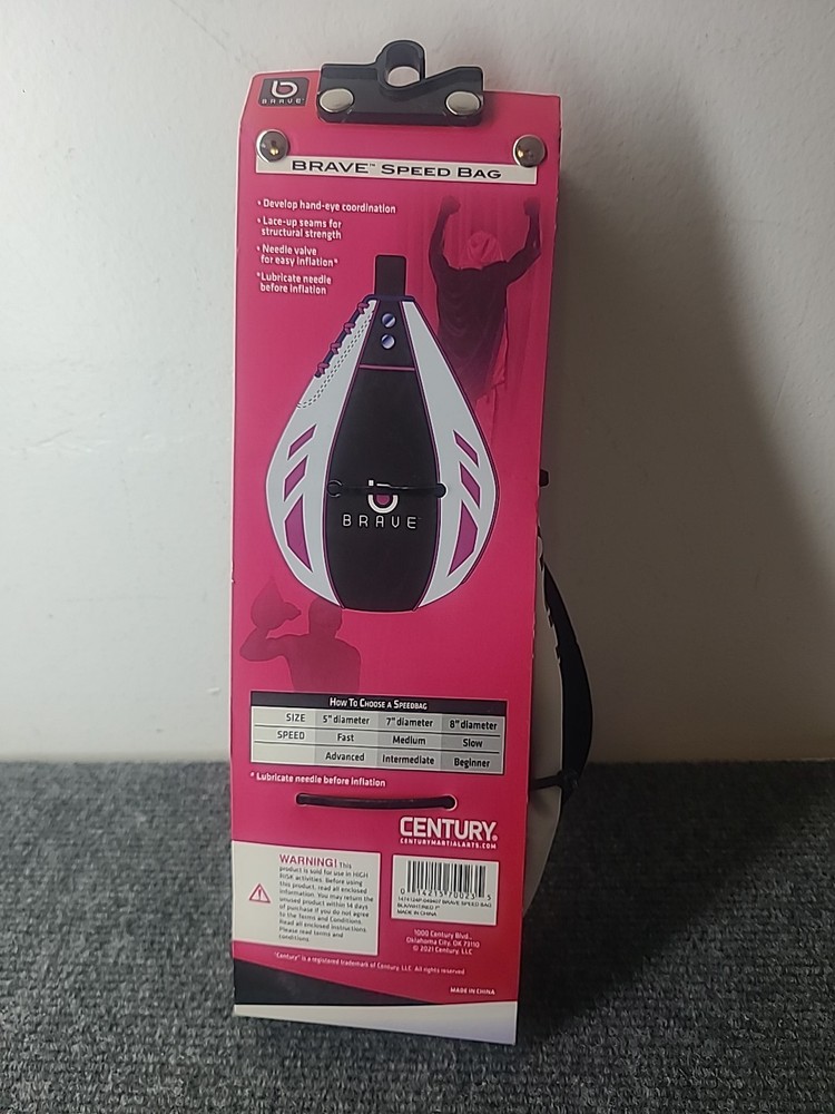 Century Brave Speed Bag 7” Diameter Intermediate Medium Speed NEW
