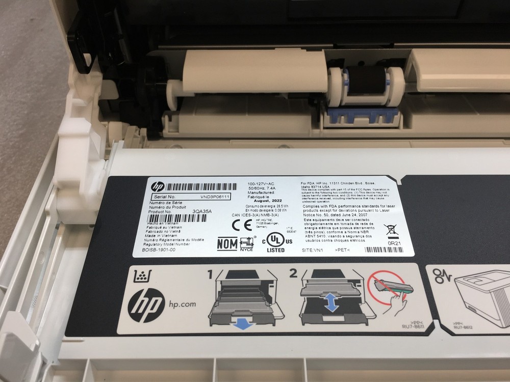 HP Color LaserJet Managed E45028dn Duplex Printer ONLY 3 pages TESTED