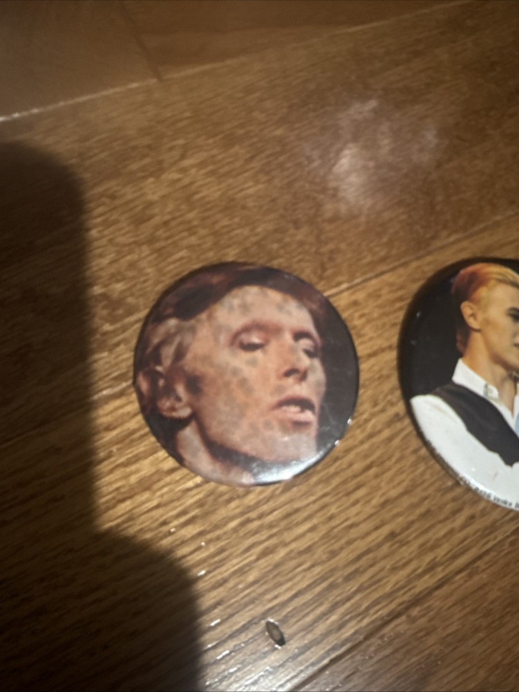Vintage David Bowie Button Lot Super Rare