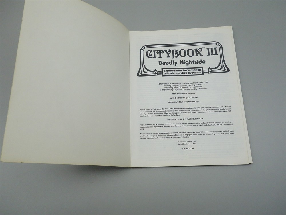 Citybook III - Deadly Nightside (All-System Catalyst Series)