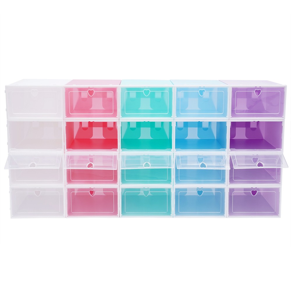 Transparent Shoe Boxes with Dustproof and Moistureproof Features, High-Quality