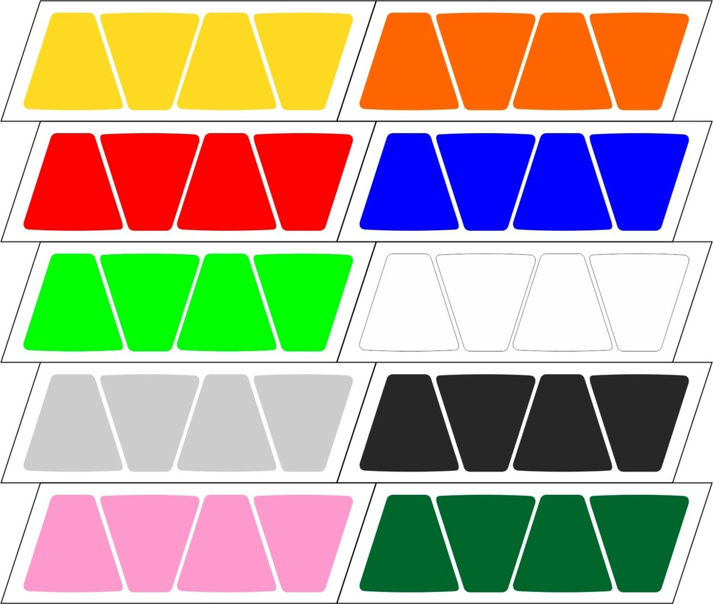 Reflective Tetrahedron Decals