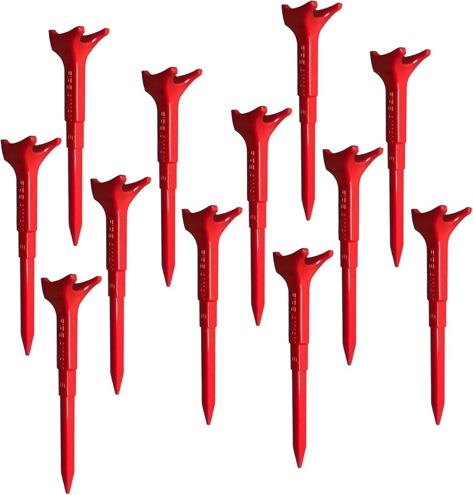 Unbreakable Plastic Golf Tees - Improved Trajectory