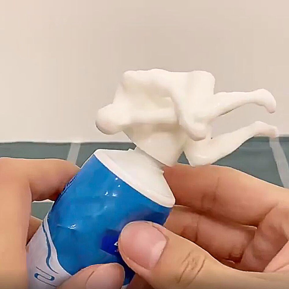 Pooping Toothpaste Cap Tricky Toothpaste Squeezer for Family TL