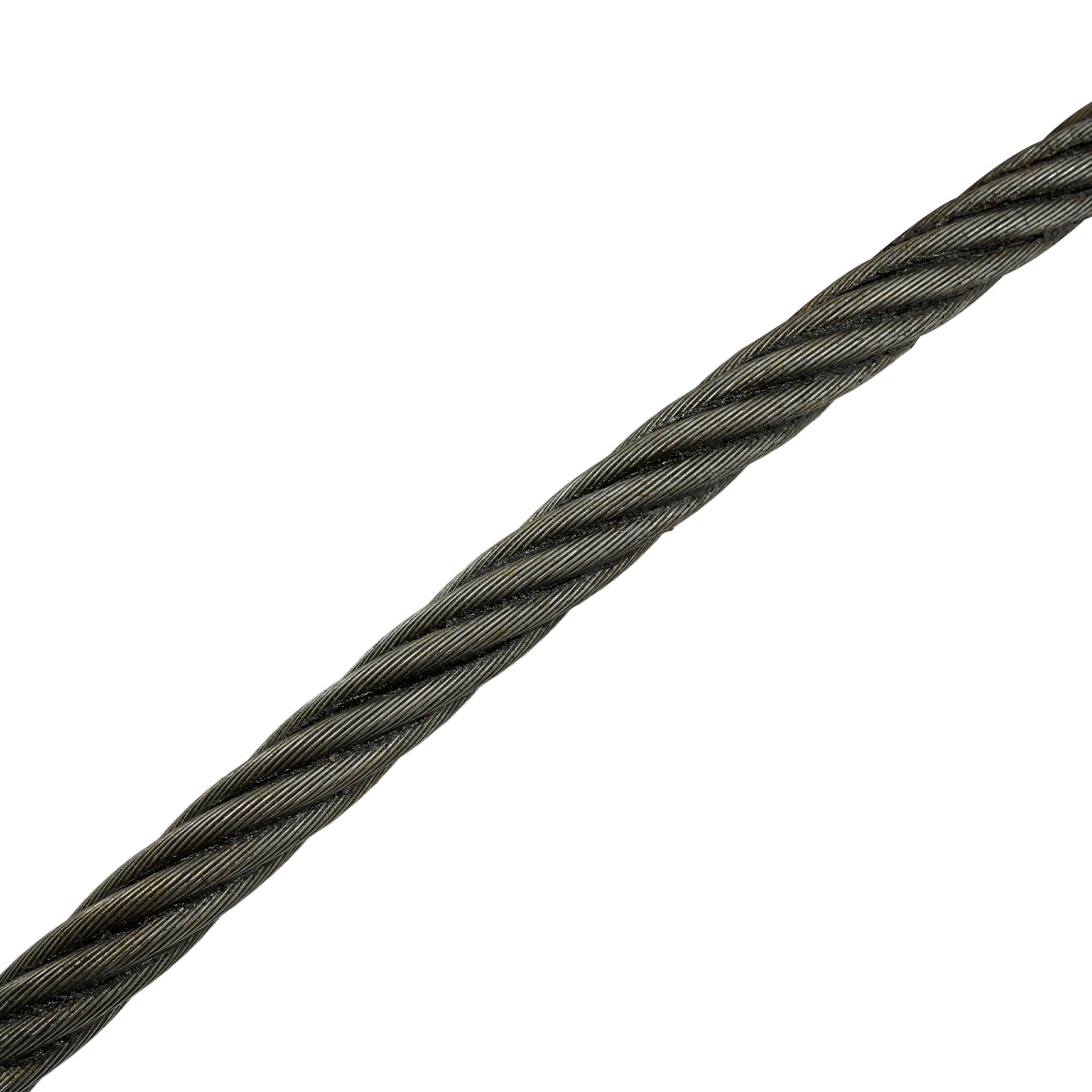 9/16in*100FT Steel Winch Cable Wire Rope w/ Swivel Self-locking Hook 4409.25 lbs