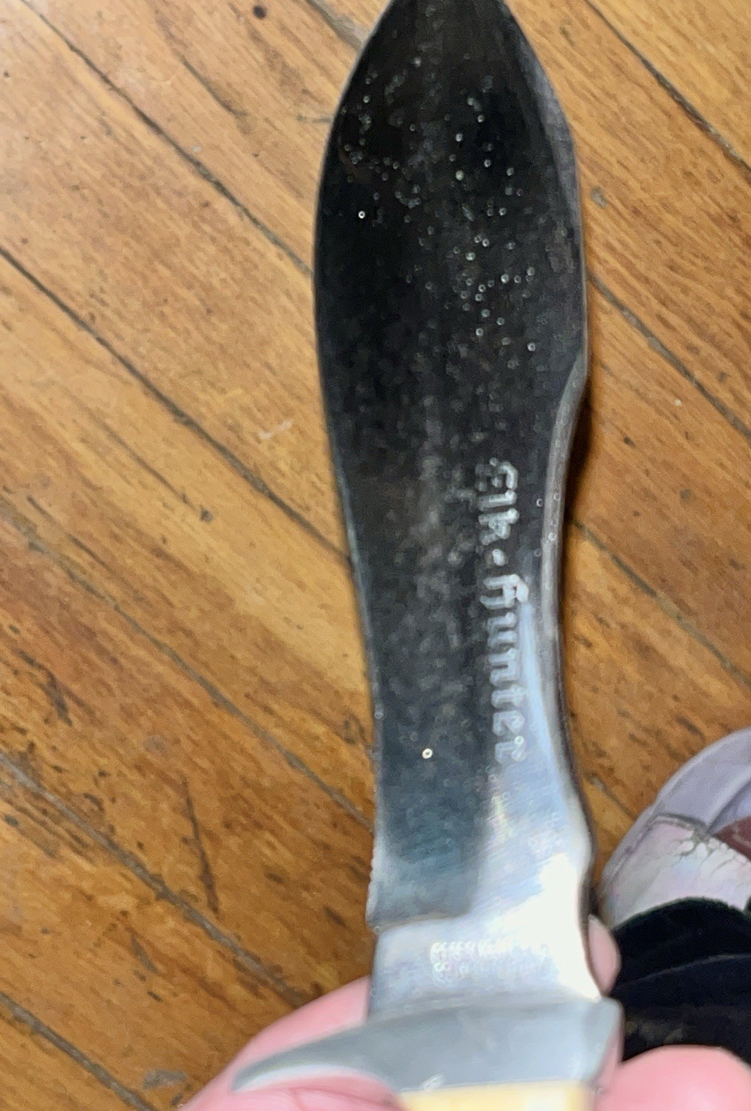 Olsen Knife Co. Elk-Hunter 2700-E hunting knife antler handle