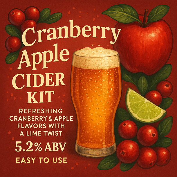 Home Brew Ohio Cranberry Apple Cider Kit